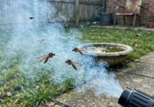 Fumigación de moscas, mosquitos y zancudos